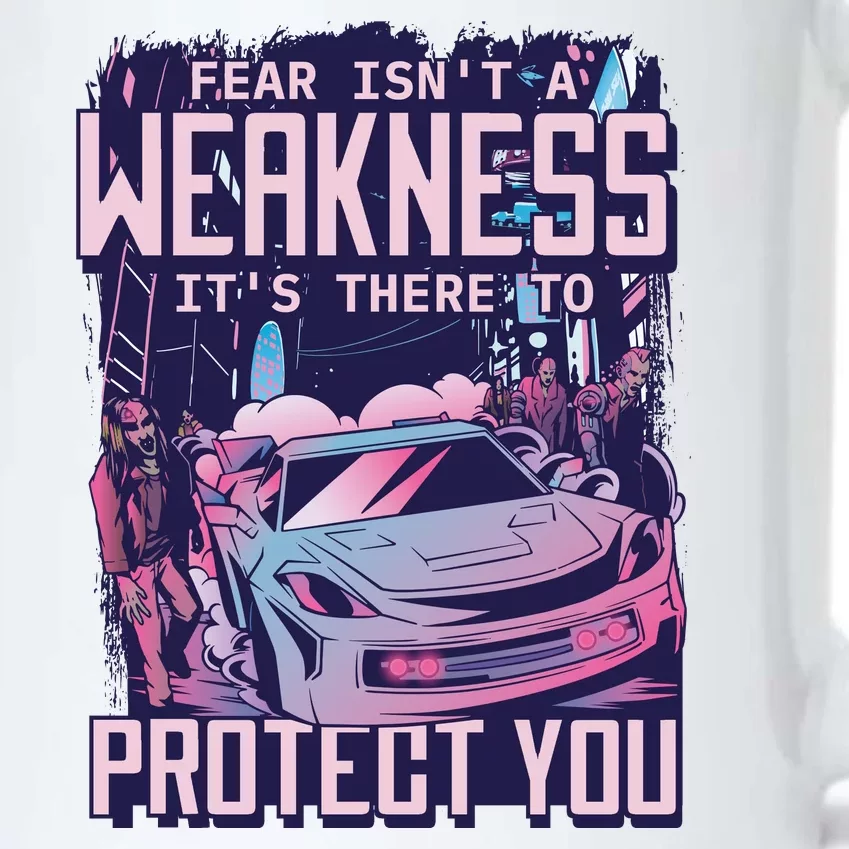 Fear Isn't A Weakness It's There To Protect You Race Car Zombie Black Color Changing Mug