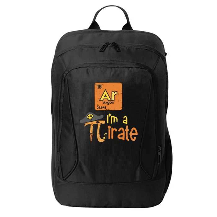 Funny Im A Pirate Pi Day Argon Ar Chemistry Math Boy City Backpack