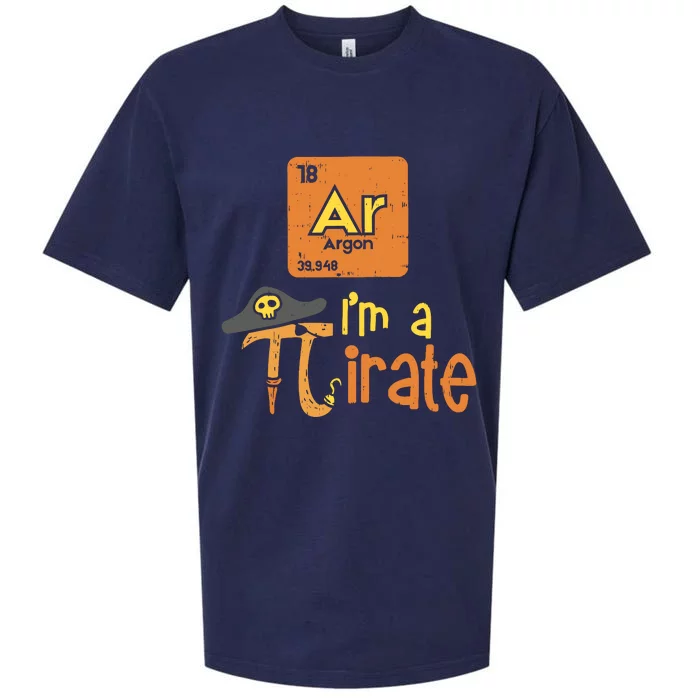 Funny Im A Pirate Pi Day Argon Ar Chemistry Math Boy Sueded Cloud Jersey T-Shirt