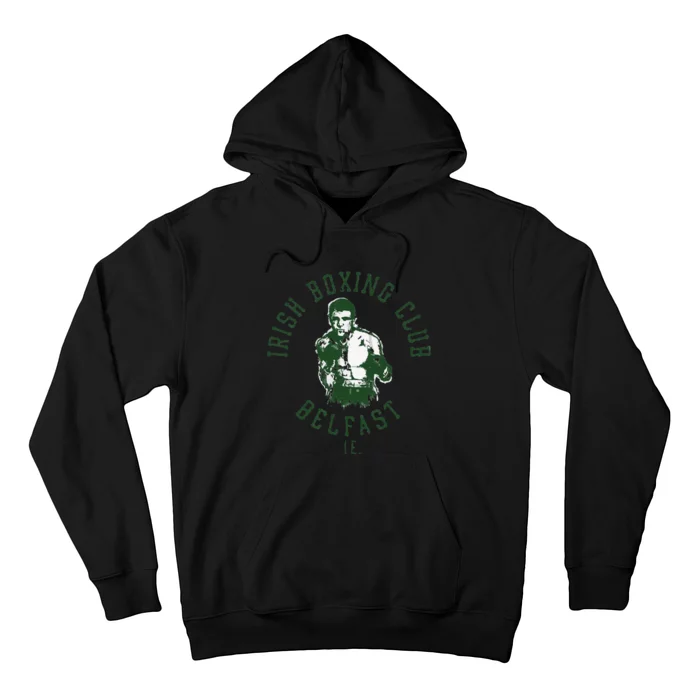 Funny Irish Boxing Club Belfast Graphic Hoodie