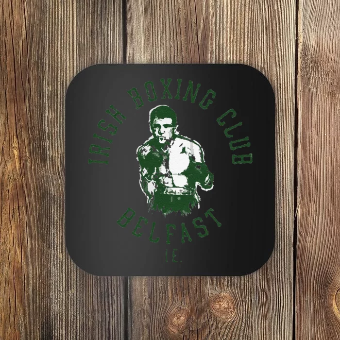 Funny Irish Boxing Club Belfast Graphic Coaster