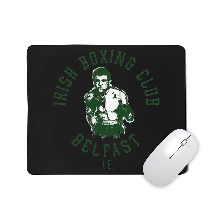 Funny Irish Boxing Club Belfast Graphic Mousepad