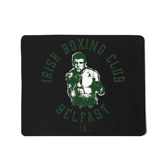 Funny Irish Boxing Club Belfast Graphic Mousepad