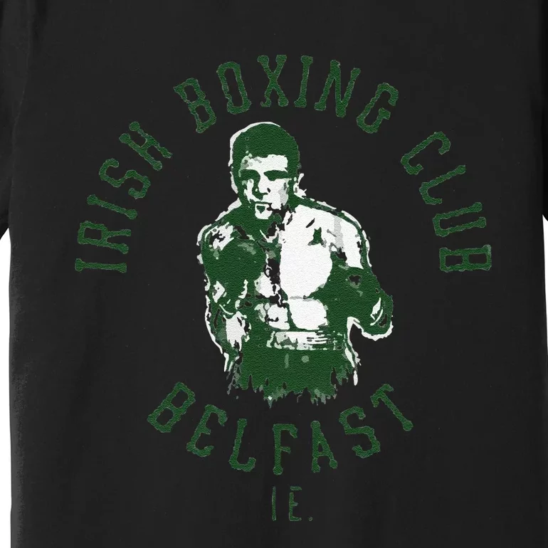 Funny Irish Boxing Club Belfast Graphic Premium T-Shirt