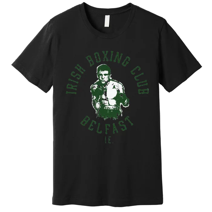 Funny Irish Boxing Club Belfast Graphic Premium T-Shirt