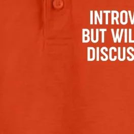 Funny Introverted But Willing To Discuss Cats Dry Zone Grid Performance Polo