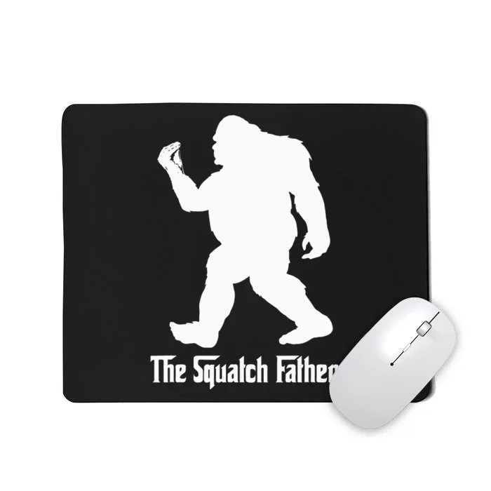 Funny Italian Bigfoot The Squatch Father for Italian Dad Mousepad