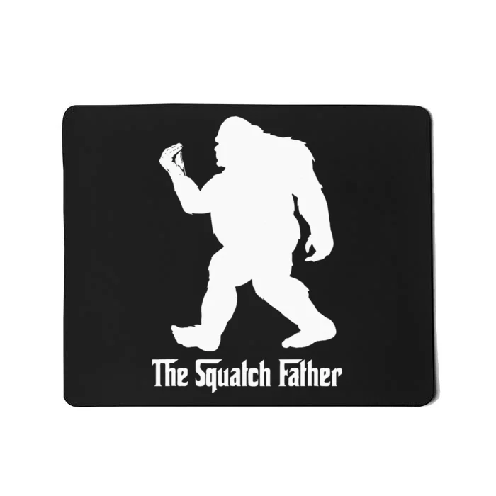 Funny Italian Bigfoot The Squatch Father for Italian Dad Mousepad