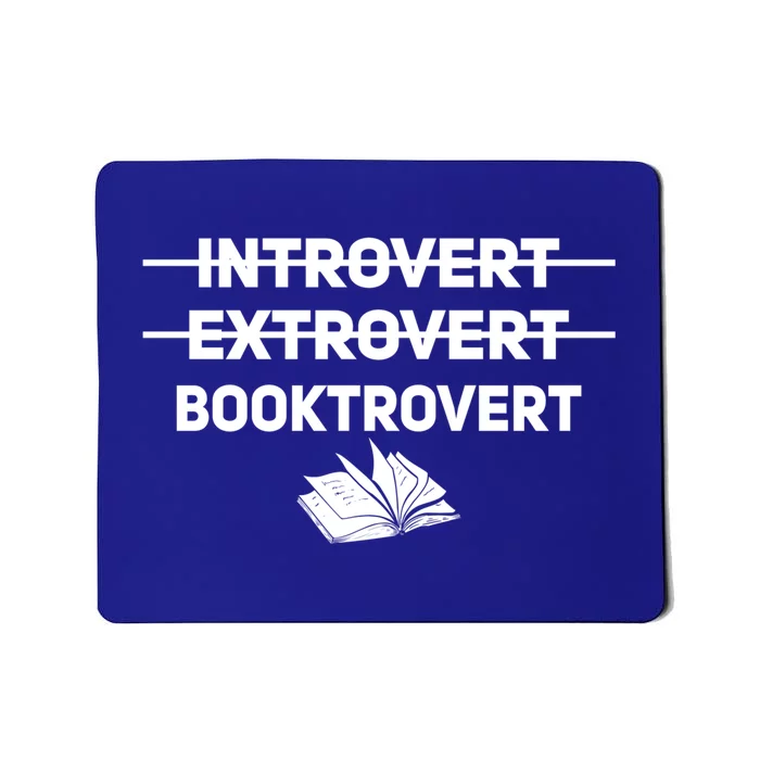 Funny Introvert Booktrovert Book Lover Antisocial Great Gift Mousepad