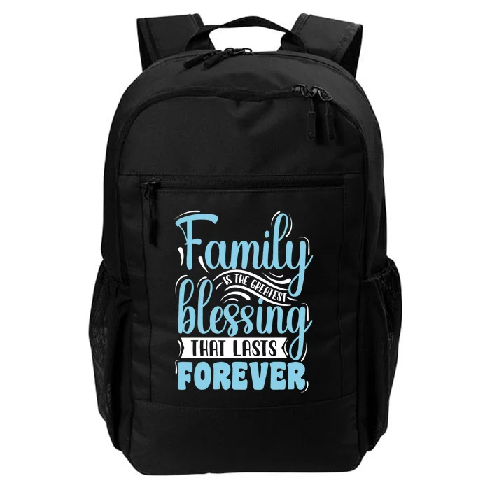 Family is Blessing Matching Family Gathering Reunion Party Daily Commute Backpack