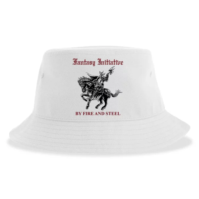 Fantasy Initiative By Fire And Steel Sustainable Bucket Hat