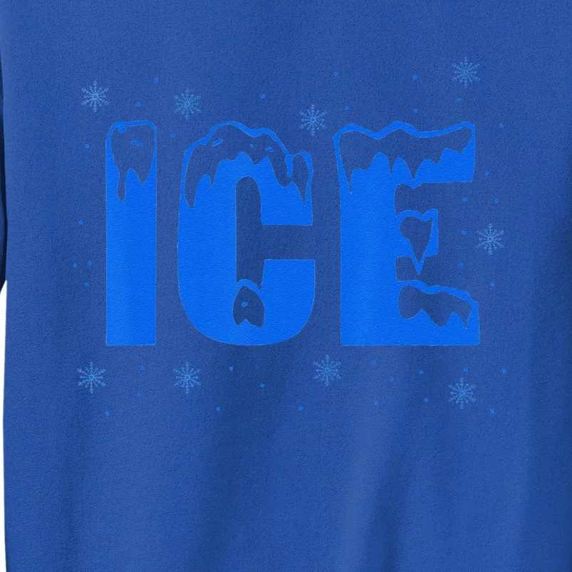 Frozen Ice Bag Funny Halloween Costume Sweatshirt