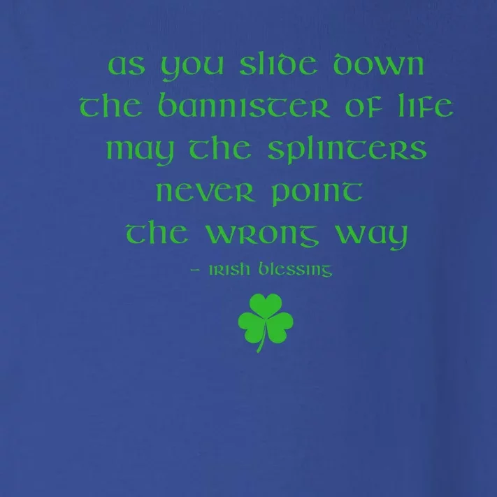 Funny Irish Blessing Quote Shamrock St Patricks Day Gift Toddler Long Sleeve Shirt