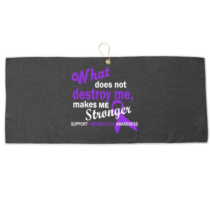 Fibromyalgia Make Me Stronger Large Microfiber Waffle Golf Towel