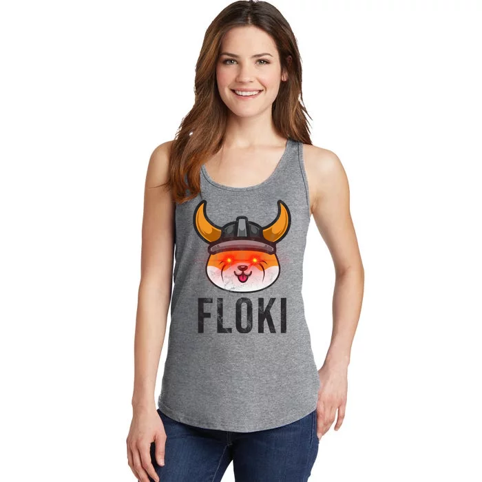 Floki Inu Cryptocurrency Lover Vintage Ladies Essential Tank