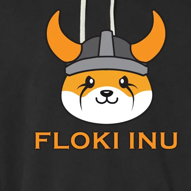 Floki Inu Crypto Currency Vikings Crypto Meme Garment-Dyed Fleece Hoodie