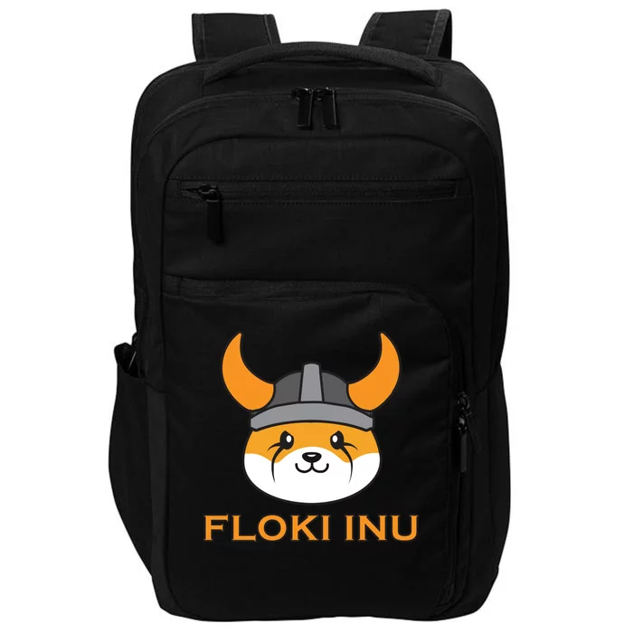 Floki Inu Crypto Currency Vikings Crypto Meme Impact Tech Backpack