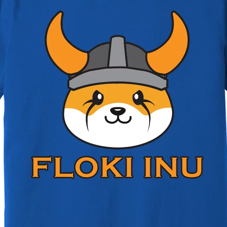 Floki Inu Crypto Currency Vikings Crypto Meme Premium T-Shirt