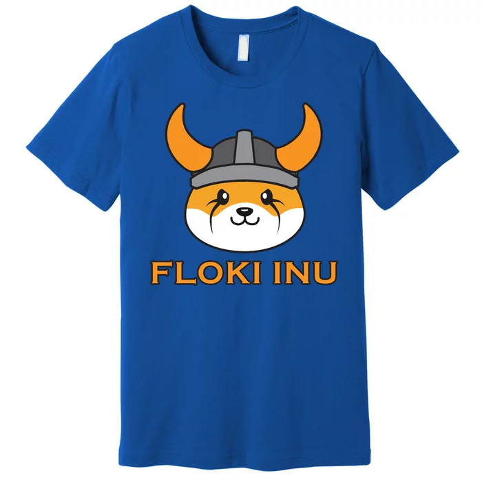 Floki Inu Crypto Currency Vikings Crypto Meme Premium T-Shirt