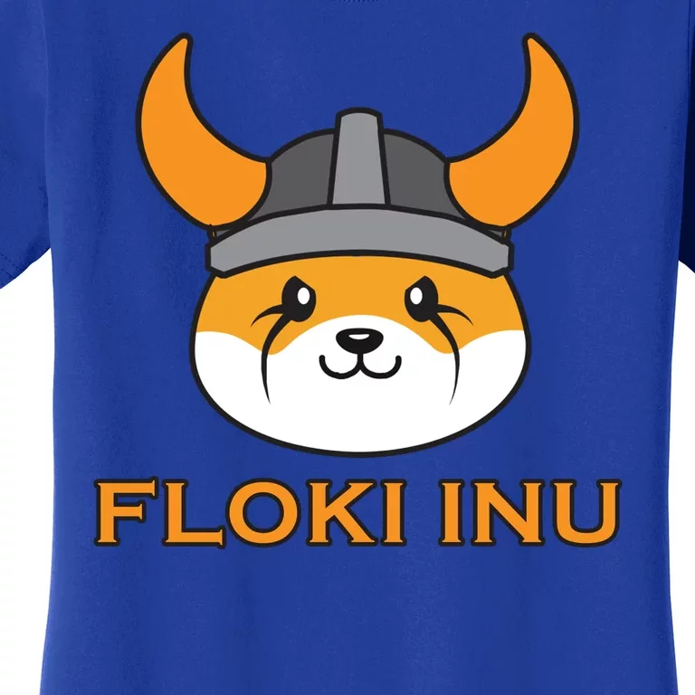 Floki Inu Crypto Currency Vikings Crypto Meme Women's T-Shirt