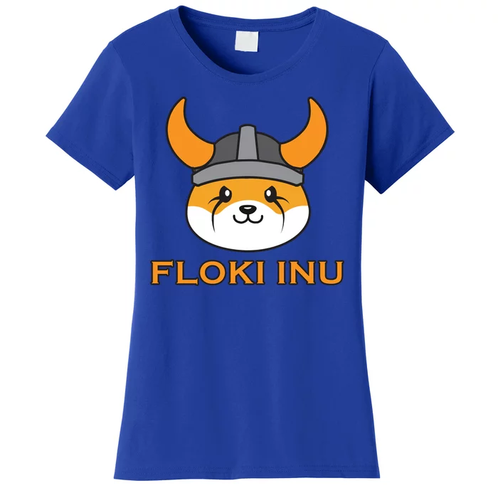 Floki Inu Crypto Currency Vikings Crypto Meme Women's T-Shirt