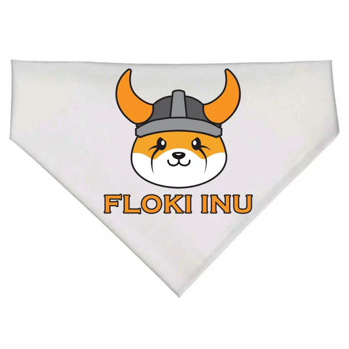 Floki Inu Crypto Currency Vikings Crypto Meme USA-Made Doggie Bandana