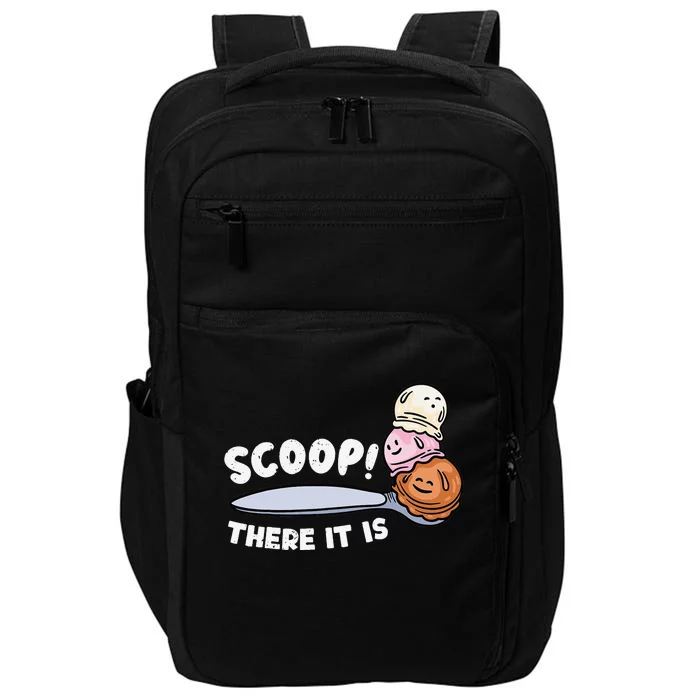 Funny Ice Cream Ice Cream Lover Gift Ice Cream Impact Tech Backpack