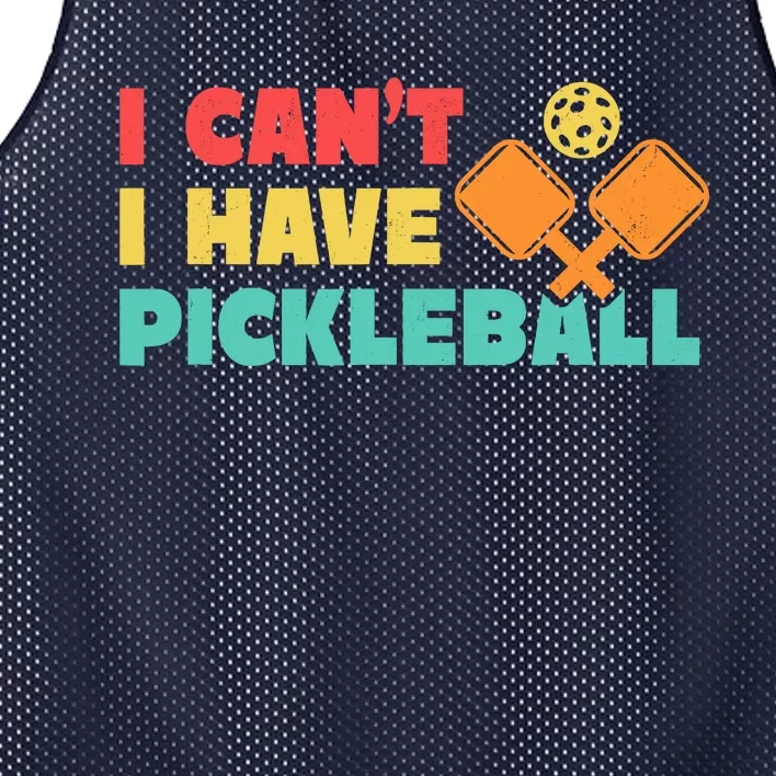 Funny I Cant I Have Pickleball For Pickleball Mesh Reversible Basketball Jersey Tank