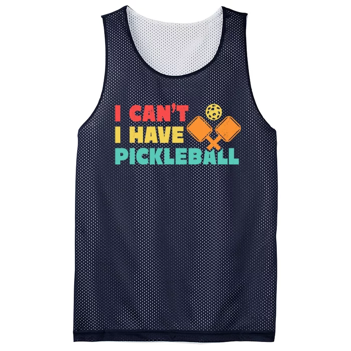 Funny I Cant I Have Pickleball For Pickleball Mesh Reversible Basketball Jersey Tank