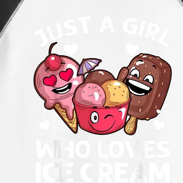 Funny Ice Cream Design For Women Girl Ice Cream Cone Lovers Toddler Fine Jersey T-Shirt