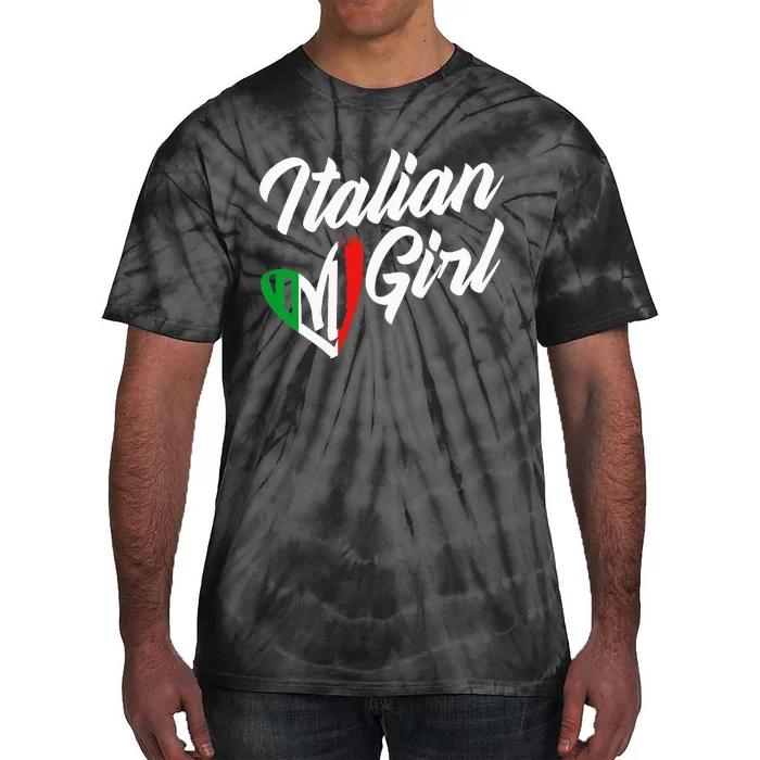 Funny Italy Culture Italian Roots Cute Italian Tie-Dye T-Shirt