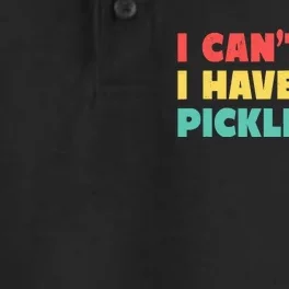 Funny I Cant I Have Pickleball For Pickleball Dry Zone Grid Performance Polo