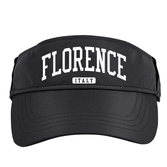 Florence Italy College University Style Adult Drive Performance Visor