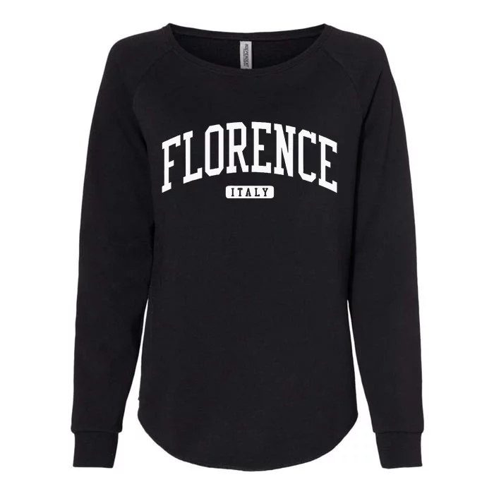 Florence Italy College University Style Womens California Wash Sweatshirt