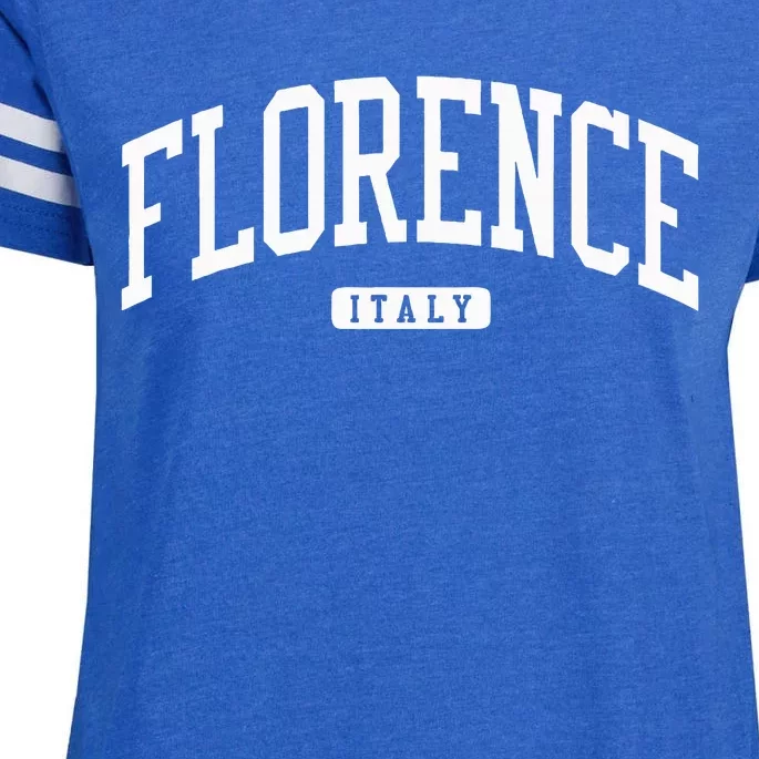 Florence Italy College University Style Enza Ladies Jersey Football T-Shirt