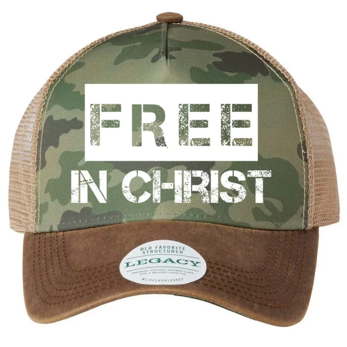 Free In Christ Christian Legacy Tie Dye Trucker Hat