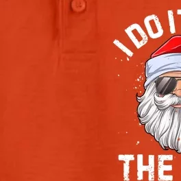 Funny Inappropriate Christmas Santa I Do It For The Hos Cute Gift Dry Zone Grid Performance Polo