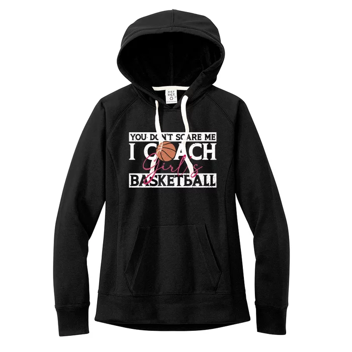 Funny I Coach Basketball Coaches Basketball Coaching Funny Gift Women's Fleece Hoodie