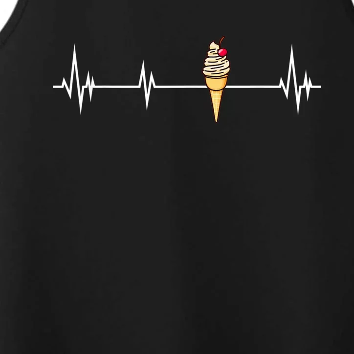 Funny Ice Cream Ice Cream Lover Gift Ice Cream Performance Tank