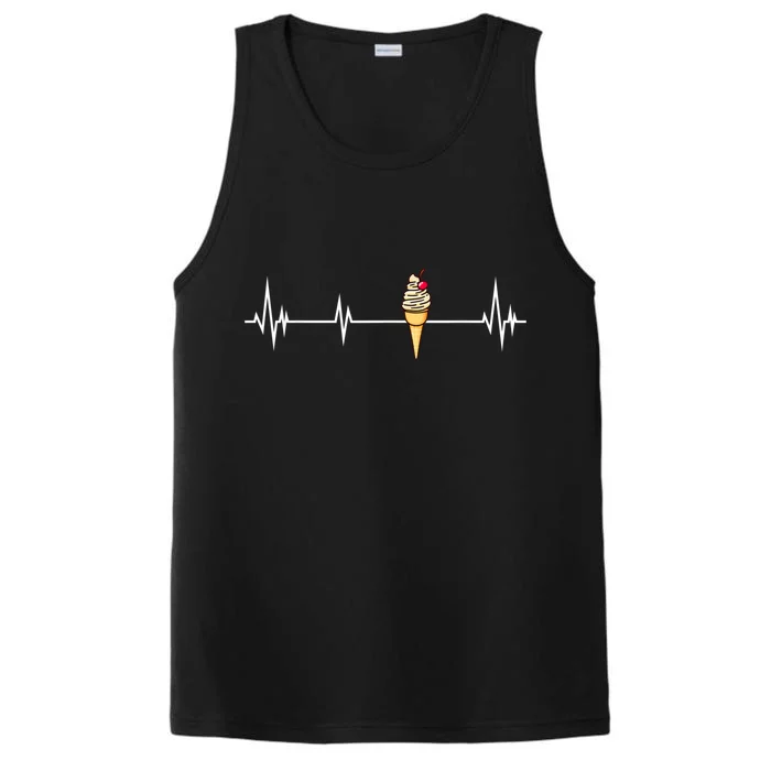 Funny Ice Cream Ice Cream Lover Gift Ice Cream Performance Tank