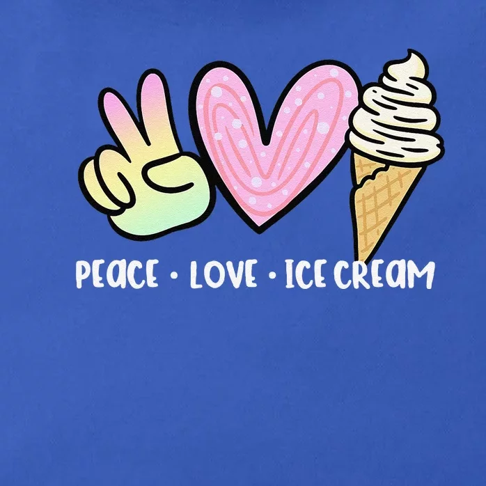 Funny Ice Cream Humor Ice Cream Lover Funny Summer Zip Tote Bag