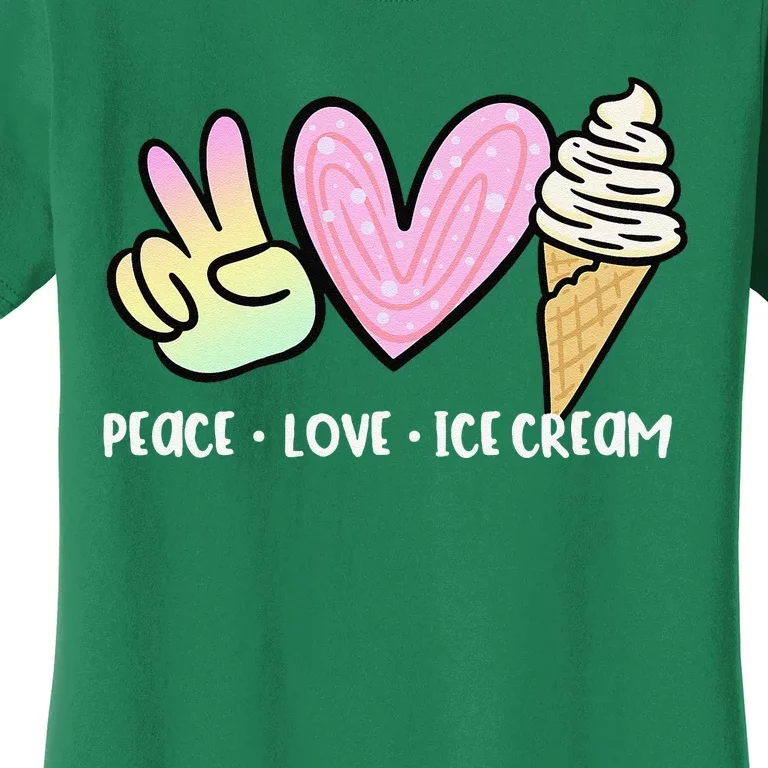 Funny Ice Cream Humor Ice Cream Lover Funny Summer Women's T-Shirt