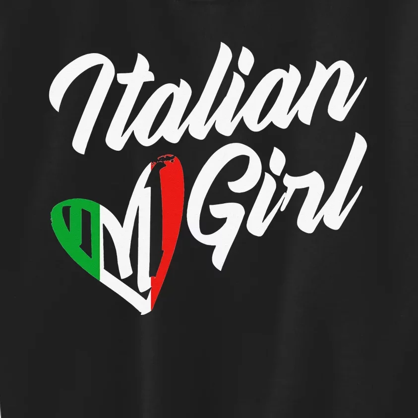 Funny Italy Culture Italian Roots Cute Italian Kids Sweatshirt