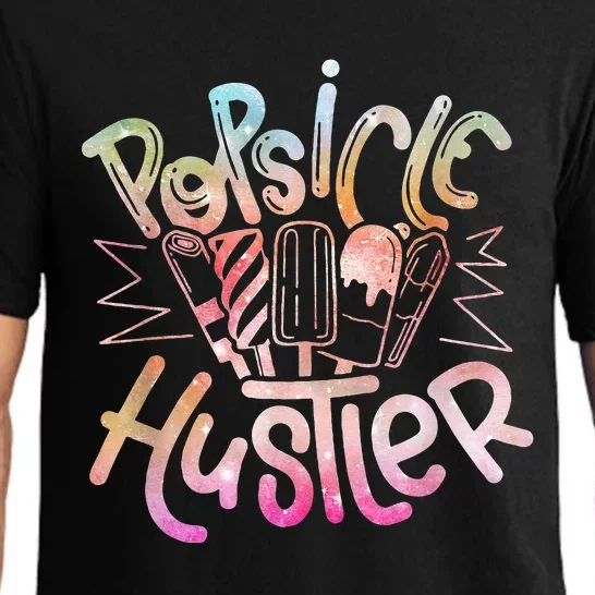 Funny Ice Cream Retro Popsicle Hustler Pajama Set