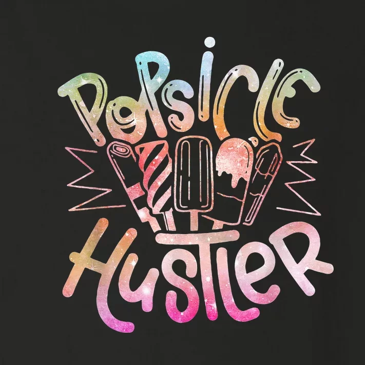 Funny Ice Cream Retro Popsicle Hustler Toddler Long Sleeve Shirt