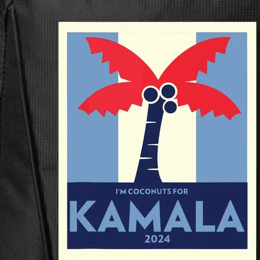 Funny Im Coconuts For Kamala Meme 2024 President Election City Backpack