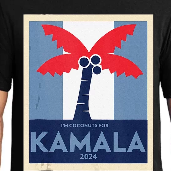 Funny IM Coconuts For Kamala Meme 2024 President Election Pajama Set