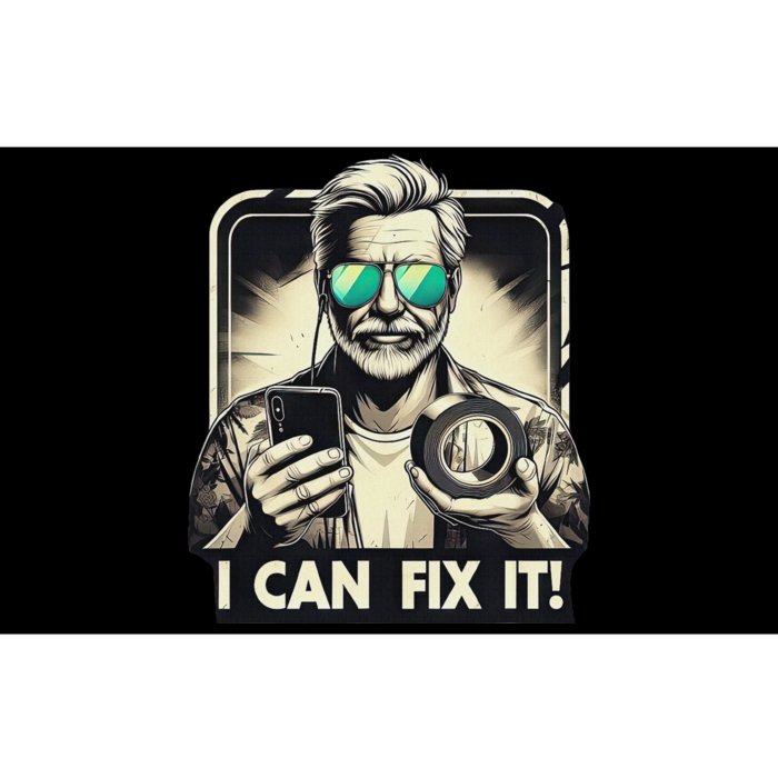 Funny I Can Fix It Duct Tape Man Design Bumper Sticker