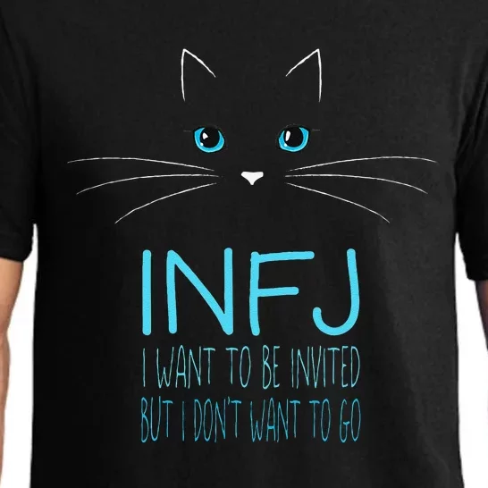 Funny INFJ Cat Lover Introvert Me Time Cat Lady Humor Pajama Set