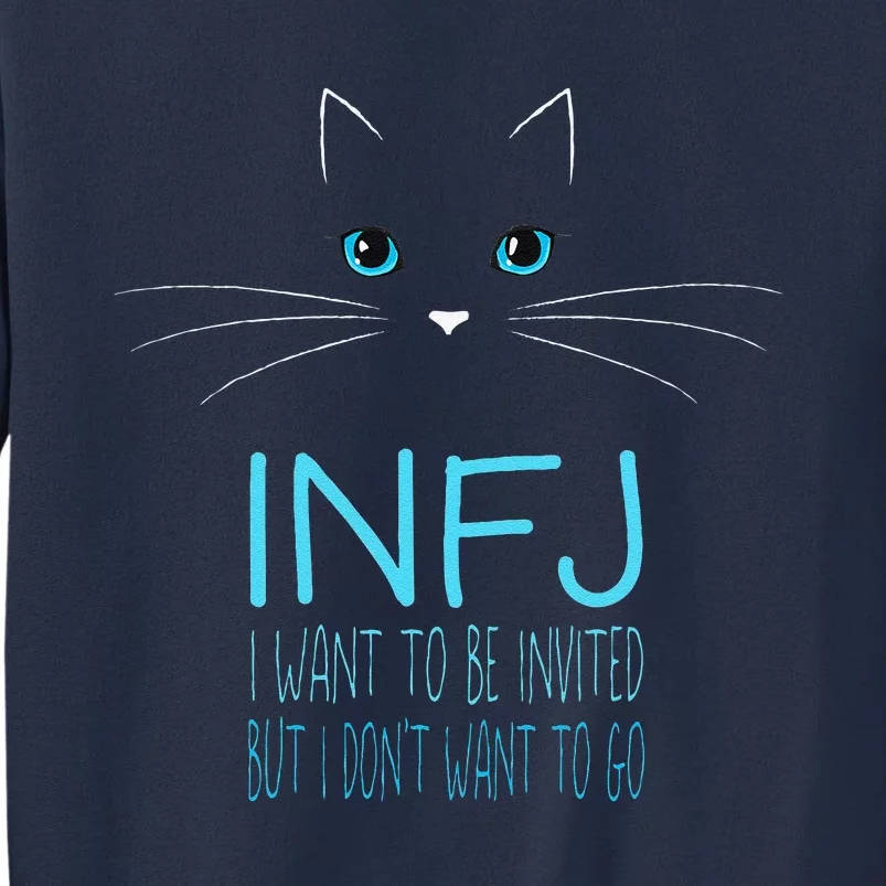 Funny INFJ Cat Lover Introvert Me Time Cat Lady Humor Sweatshirt